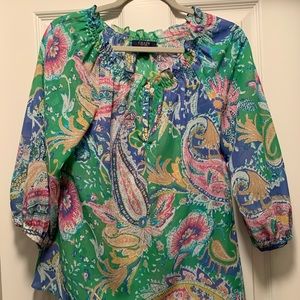 Chaps RL paisley blouse
